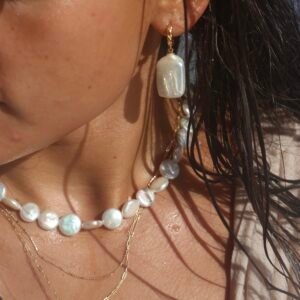 Alternative view of Moonlit Pearls Necklace