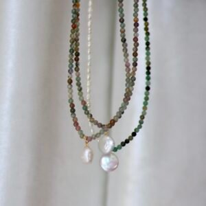 Luna whisper X Jade Beads Necklace