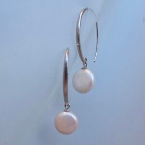 Alternative view of Whisper Luna earrings silver