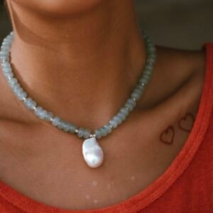 Alternative view of Baroque Jade Necklace