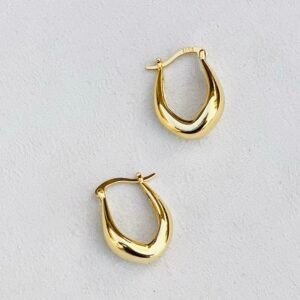 Droplet  Hoop Earrings